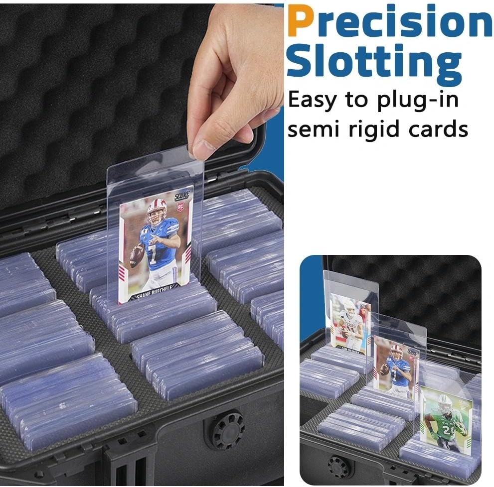 Semi Rigid Card Holder Case - Card Saver 1 Storage Box for Semi Rigid Card Holders, Semi Rigid Card Holder Box Fits