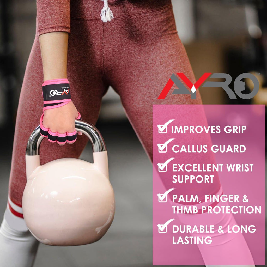 Workout Gloves for Men & Women, Gym Gloves for Men, Weight Lifting Gloves with 15" Wrist Wraps & Support, Breathable