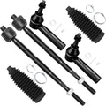 SCITOO 6pcs Front Inner Outer Tie Rod End for Chevy Equinox,for GMC Terrain