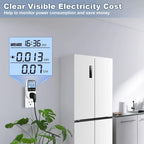 Upgraded Watt Meter Plug Home Energy Monitor Consumption 8 Modes Display