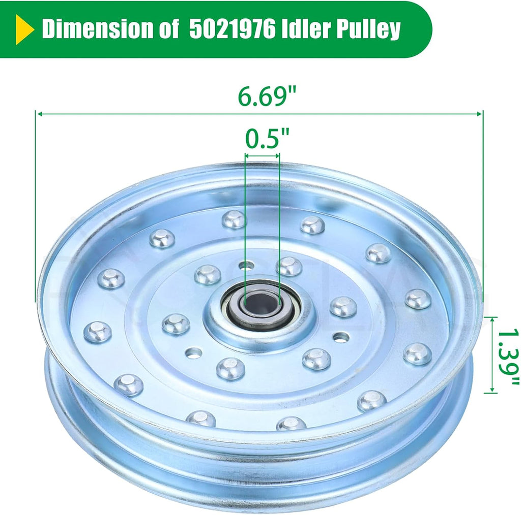 5021976 5103800YP Idler Pulley for Simplicity 48" 52" 61" 72" Decks