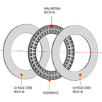 FOCMKEAS AXK6590 2AS Thrust Needle Roller Bearings with Washers 65mm Bore 90mm OD 4mm Thickness Industry Thrust Bearing