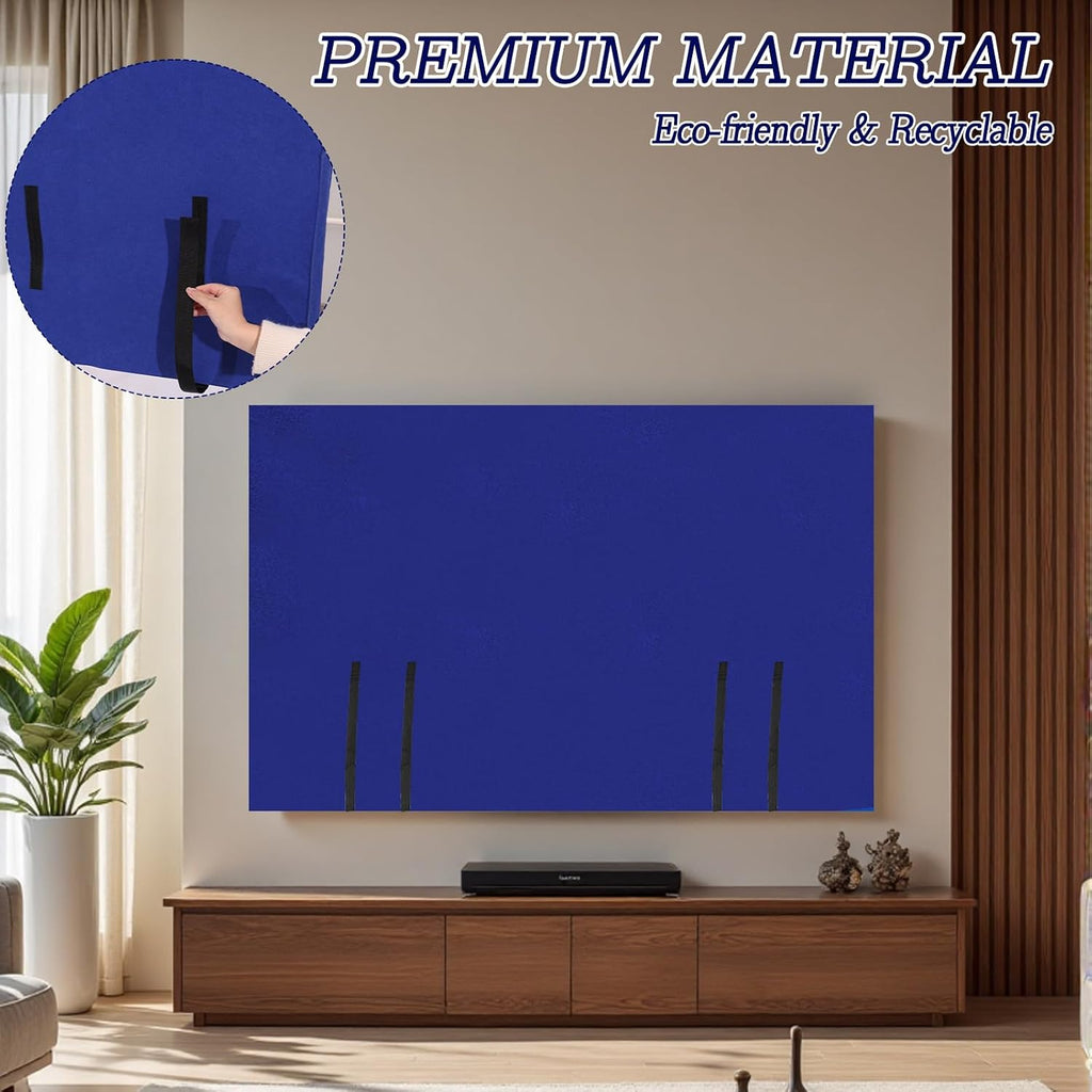 TV Cover Moving Box 60" to 65" Flat Screen Protector Dustproof & Anti-Scratch Outdoor Indoor TV Screen Protector with
