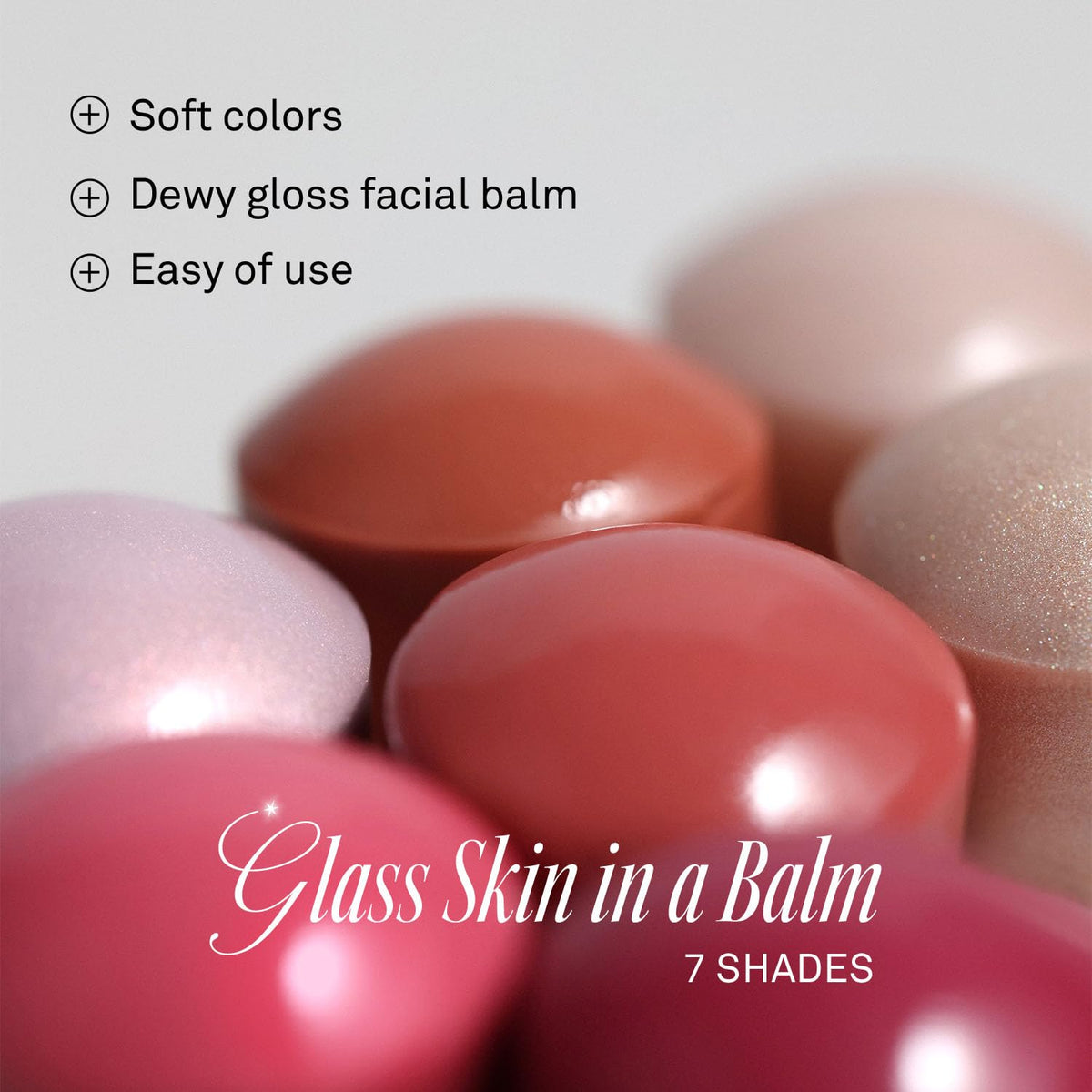True Dimension Radiance Balm Korean Glass Skin Highlighter, with Squalane & Safflower Oil | Cream Blush, Eyeshadow &
