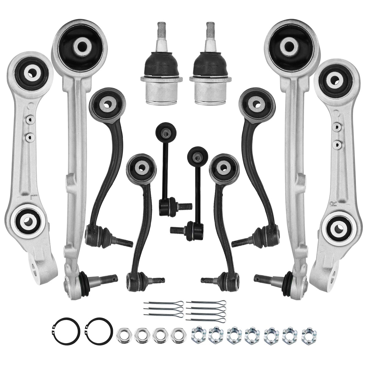 Raodelupe 12PCS Front Control Arms Kit Fit for Hyundai Genesis 2009-2012