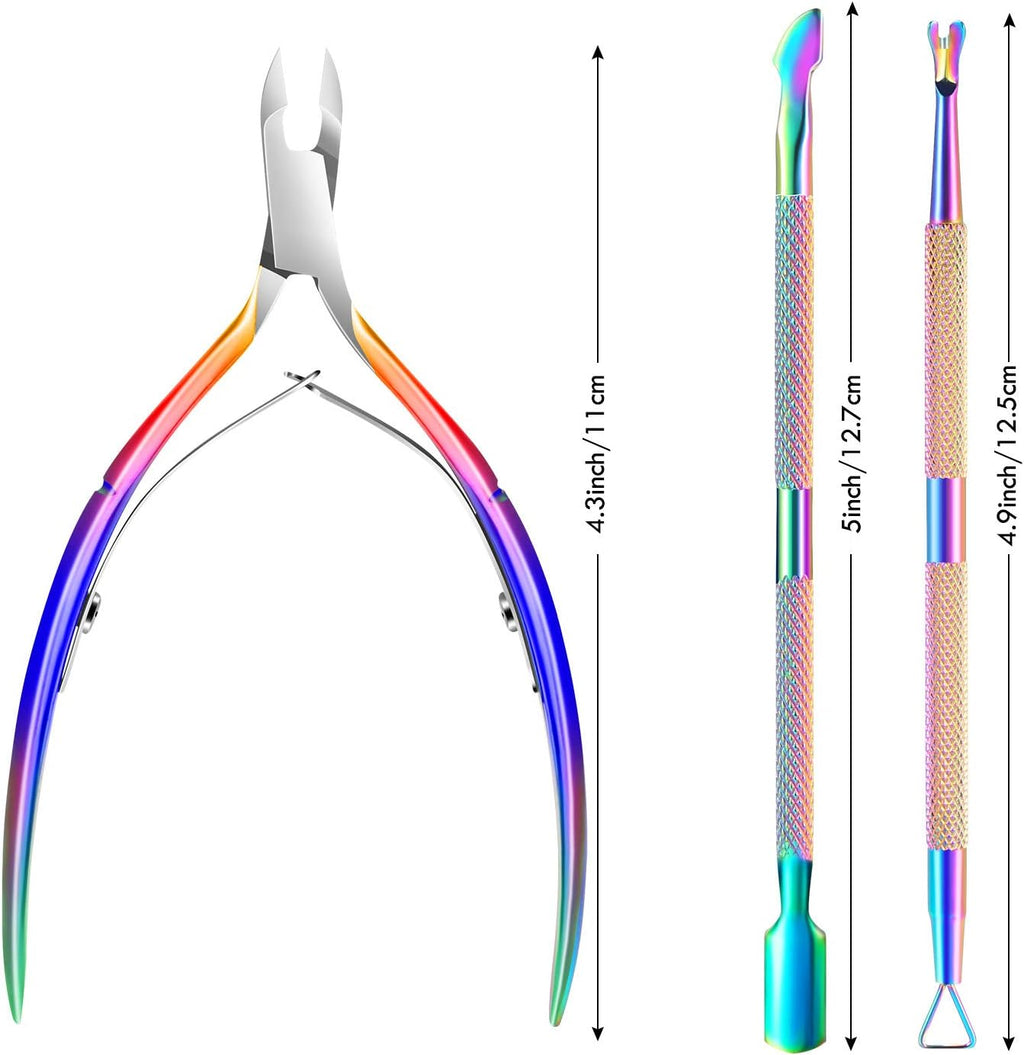 Cuticle Trimmer Cuticle Remover with Cuticle Pusher,Cutter Nipper