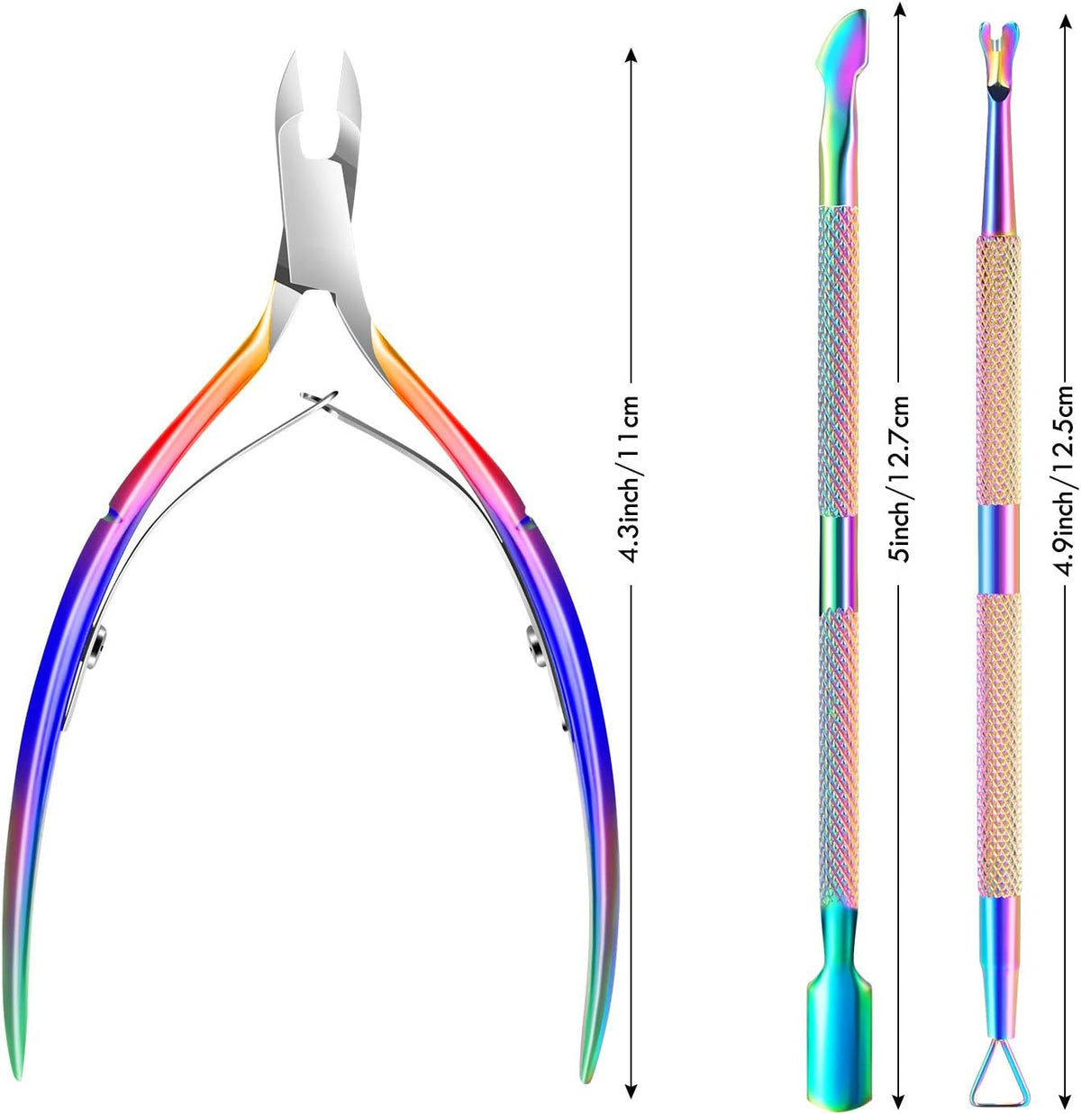 Cuticle Trimmer Cuticle Remover with Cuticle Pusher,Cutter Nipper