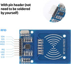 SunFounder Reader Module Kit Mifare RC522 Reader Module with S50 White Card and Key Ring Compatible with Arduino Raspberry Pi