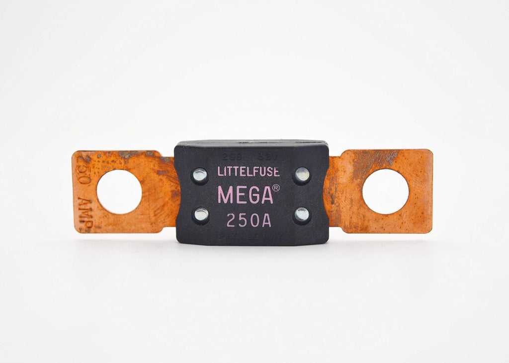 Littelfuse 0298250 Bolt Down Auto Fuse 250A Time Delay 32V 298 Series, MEGA