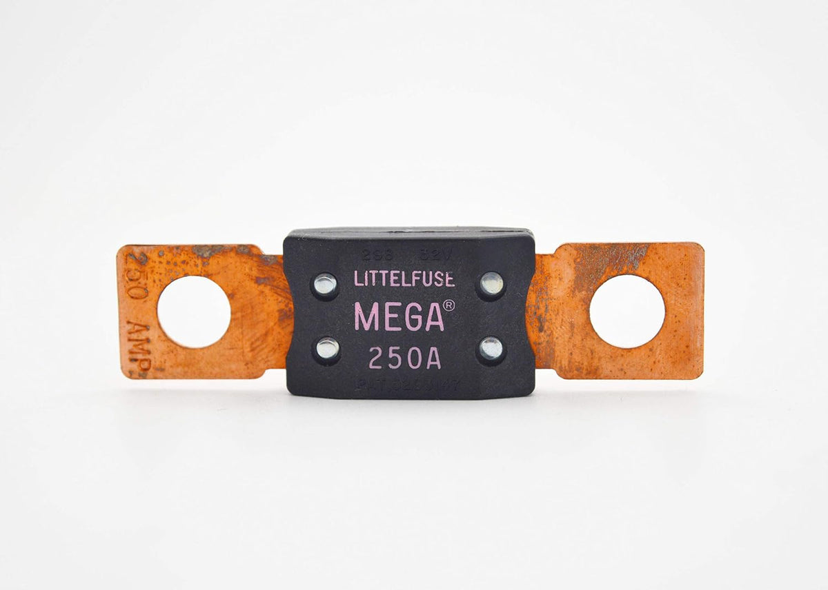 Littelfuse 0298250 Bolt Down Auto Fuse 250A Time Delay 32V 298 Series, MEGA