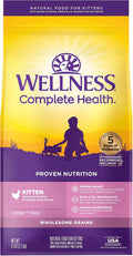 Complete Health Kitten Dry Cat Food, Natural, Wholesome Grains Kibble, Turkey, Turkey Meal and Chicken Recipe, 5 lb Bag