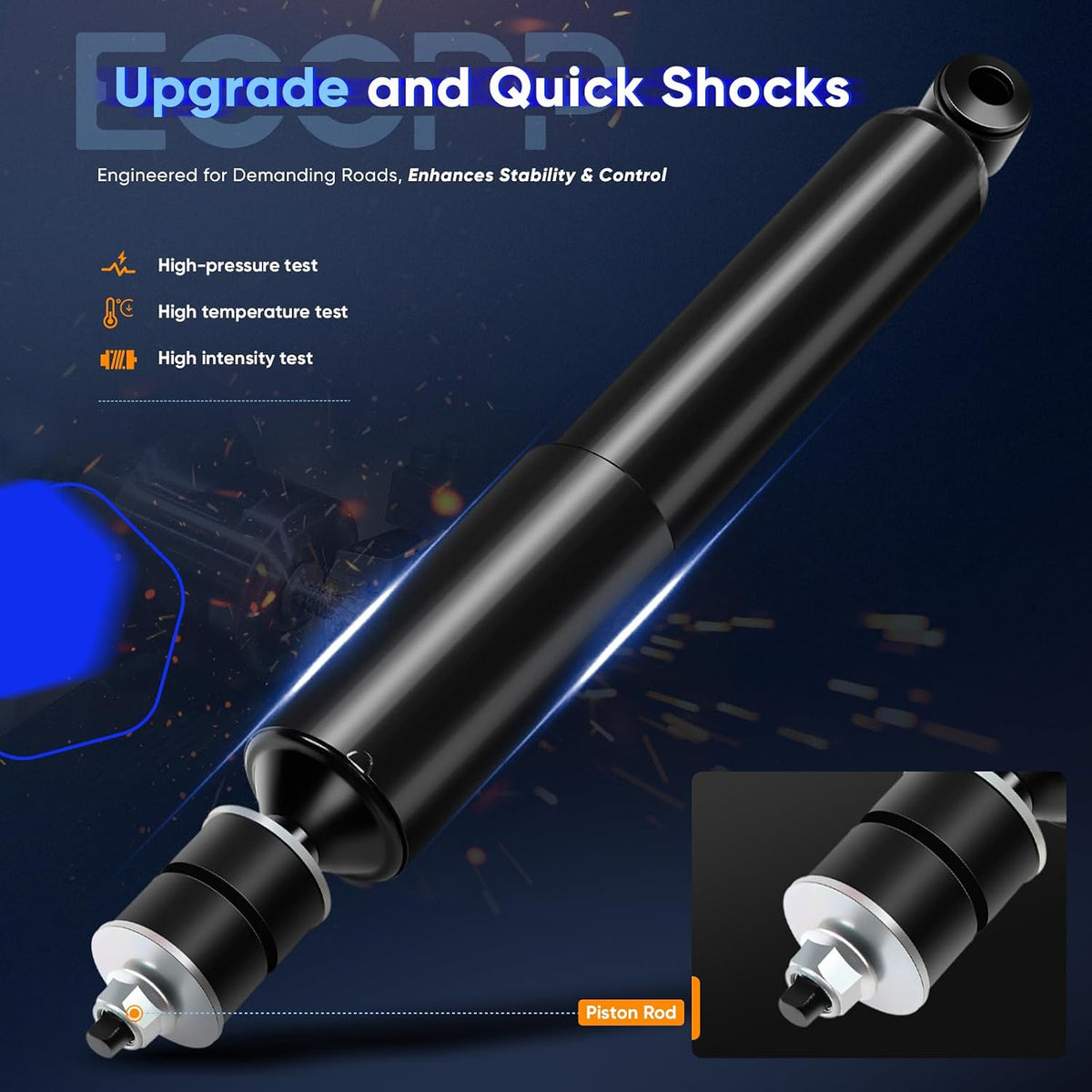 ECCPP Front Pair Shock Struts 1999-2016 for Ford for F-250 Super Duty
