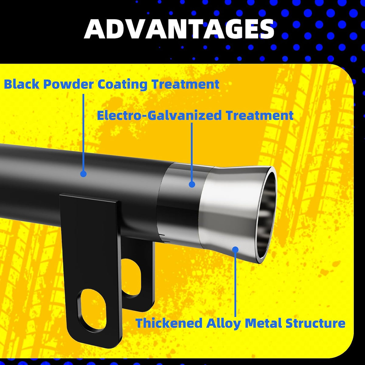 Upgraded Pipe Layer Attachment Fits Hitch Mounted Trencher Ripper, 1.35" Widened Inlet, Flexible Pipe Layer Fits Any
