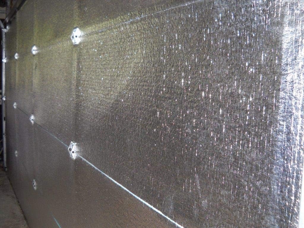 USA ENERGY PRODUCTS 2 Car Reflective Foam Core FOIL (Non Fiberglass) 18x7 18x8 Double 2 Car Garage Door Insulation (R