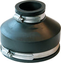 Fernco P1056-415 4-Inch to 1-1/2-Inch Flexible Reducing Coupling With Clamp