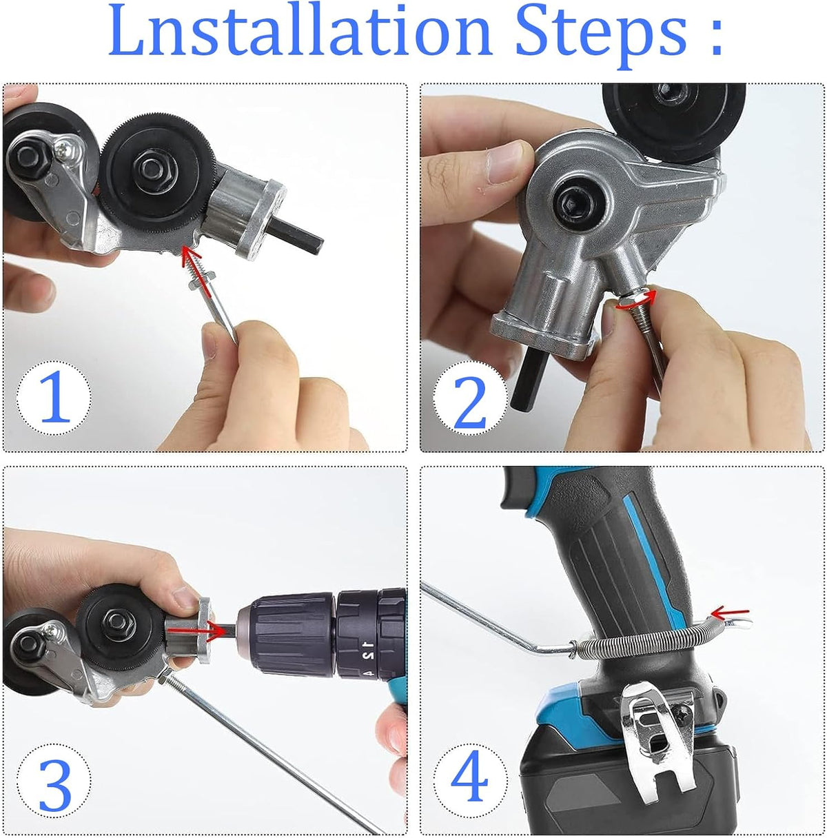 Metal Nibbler Drill Attachment - Electric Drill Shears Attachment Cutter Nibbler,Sheet Metal Cutter Tool Adapter Is