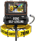 Anysun Self-Leveling Sewer Camera with 512Hz Transmitter, Distance Counter