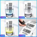 2" x 1" Sticker Labels, 12,000 Direct Thermal Labels, 12 Rolls