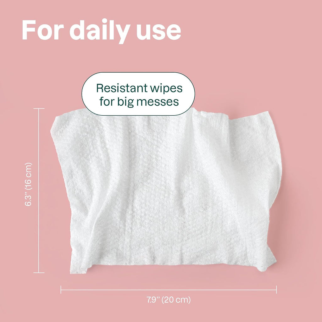 ATTITUDE Baby Water Wipes, EWG Verified, Safe for Newborns, Unscented & Fragrance-Free, 99% Water, Gentle &
