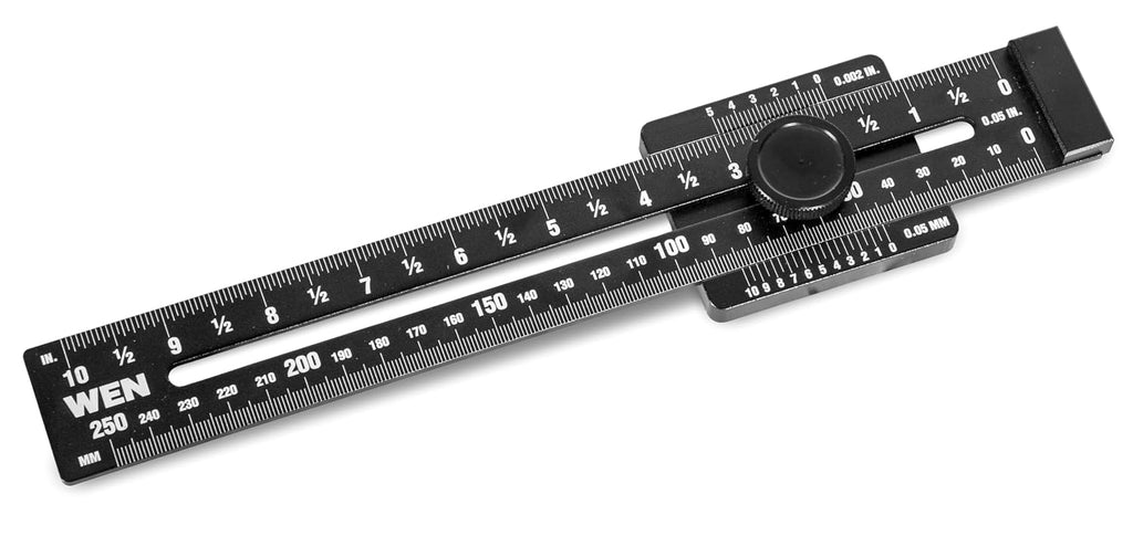 10-Inch Aluminum Offset Marking Gauge and Layout Tool with Laser-Etched Scale (ME252R)