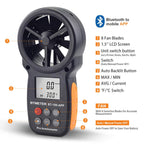 BTMETER BT-100APP Bluetooth Anemometer, Handheld Wind Speed Meter with App