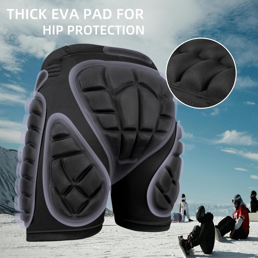 3D Hip Protection Eva Butt Pads Protective Padded Shorts Crash Pad Impact Gear for Skiing Skating Snowboarding