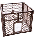 North States Petyard Passage: 4-Panel Folding Dog Playpen Indoor or Outdoor. 7 sq. ft. Puppy Playpen, Lockable Pet