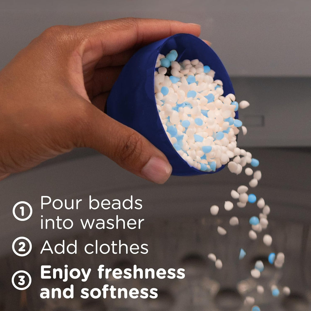 Blends In Wash Laundry Scent Booster Beads, Meadow Rain Scent, 24.5 OZ, Fabric Softener Beads And Freshness