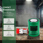 Growlush 20T Single-Acting Hydraulic Cylinder, 50mm(2") Stroke