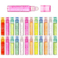 24pc Roll On Lip Gloss Set with Carrying Case, Glossy Lip- Fun