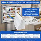 W11185686 Refrigerator Ice Container Replacement Part (OEM)