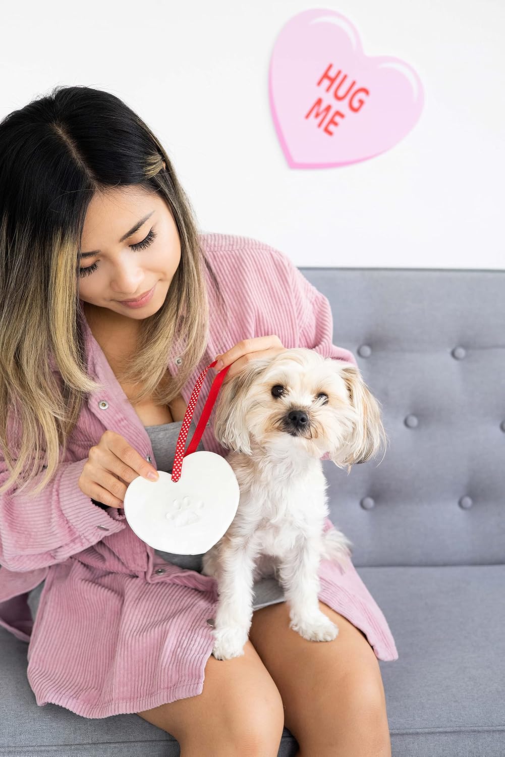 Heart Paw Print Keepsake Kit, DIY Keepsake Kit