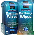 Bathing Wipes for adults bathing rinse free | Adult Wash Cloths Extra Large, Bathing Wipes for Incontinence, 8"x 8"