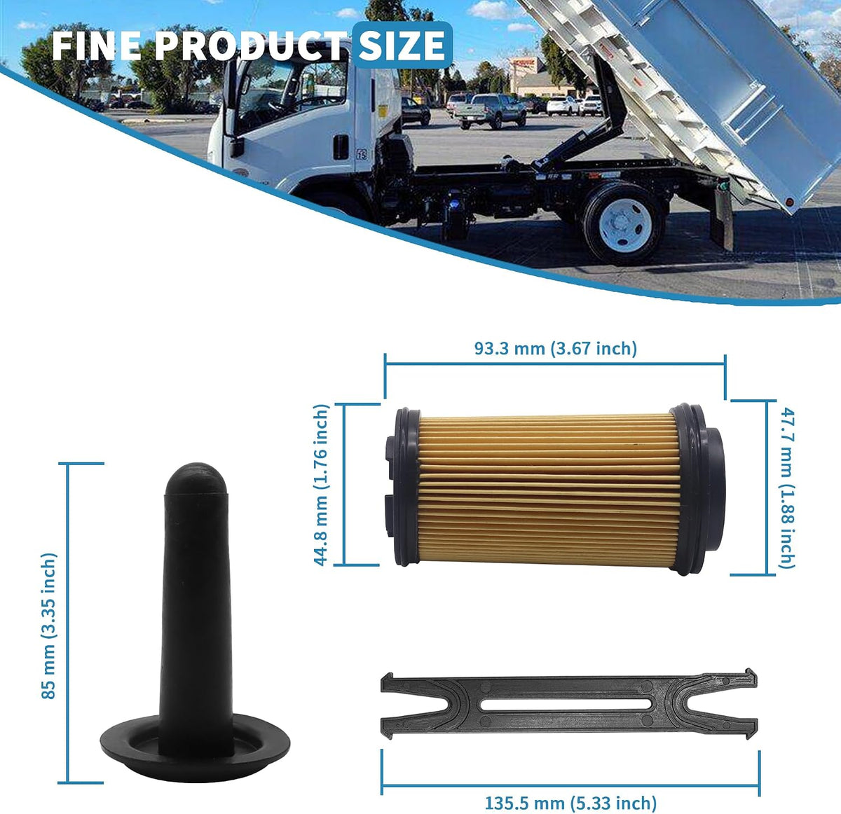 UF101 Urea Filter Kit 1457436033 Compatible with Fleetguard UF101