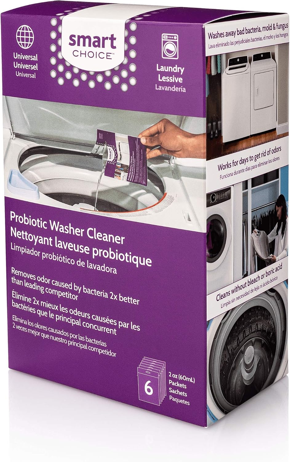 10SCPROL02 Washing Machine Cleaner, 6 Count