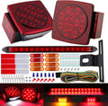 Submersible LED Trailer Light Kit with Wiring Harness for Boat RV Camper