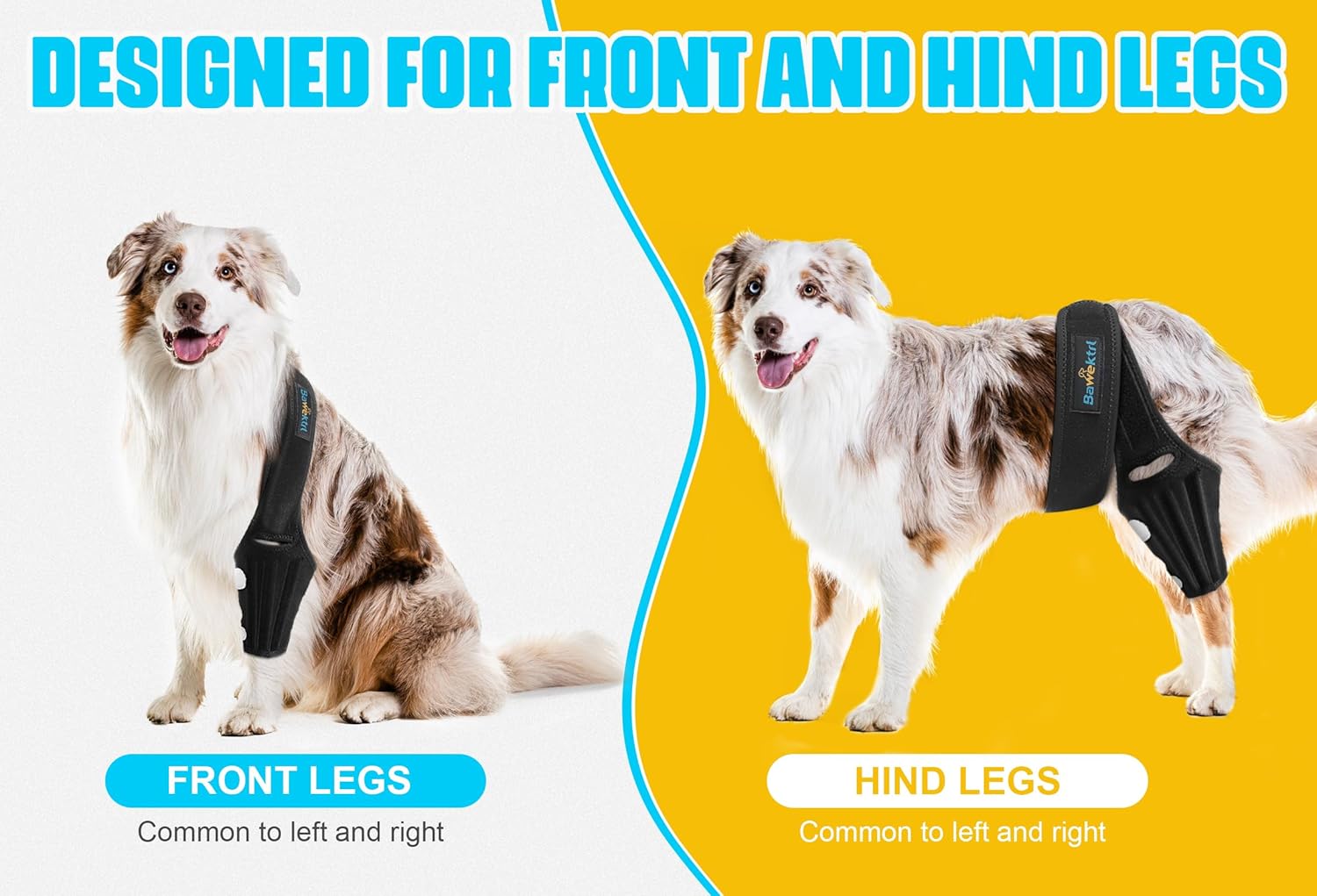 Dog Knee Brace for Back Leg,Cruciate Ligament Care Knee Brace for Dogs Rear Leg, Extral Support ACL Brace,Reduce