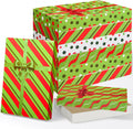 8 Pcs Christmas Gift Boxes with Lids 14 x 9.5 x 2 Inch, Dot