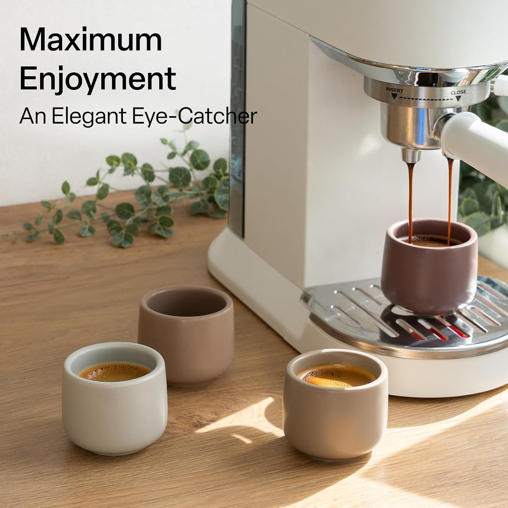 Espresso Cups Set of 4 (2.7 oz) - Nami (Beige Canyon) - Modern