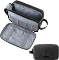 Toiletry Bag for Men, Canvas Travel Toiletry Organizer Dopp Kit Water-resistant Shaving Bag for Toiletries