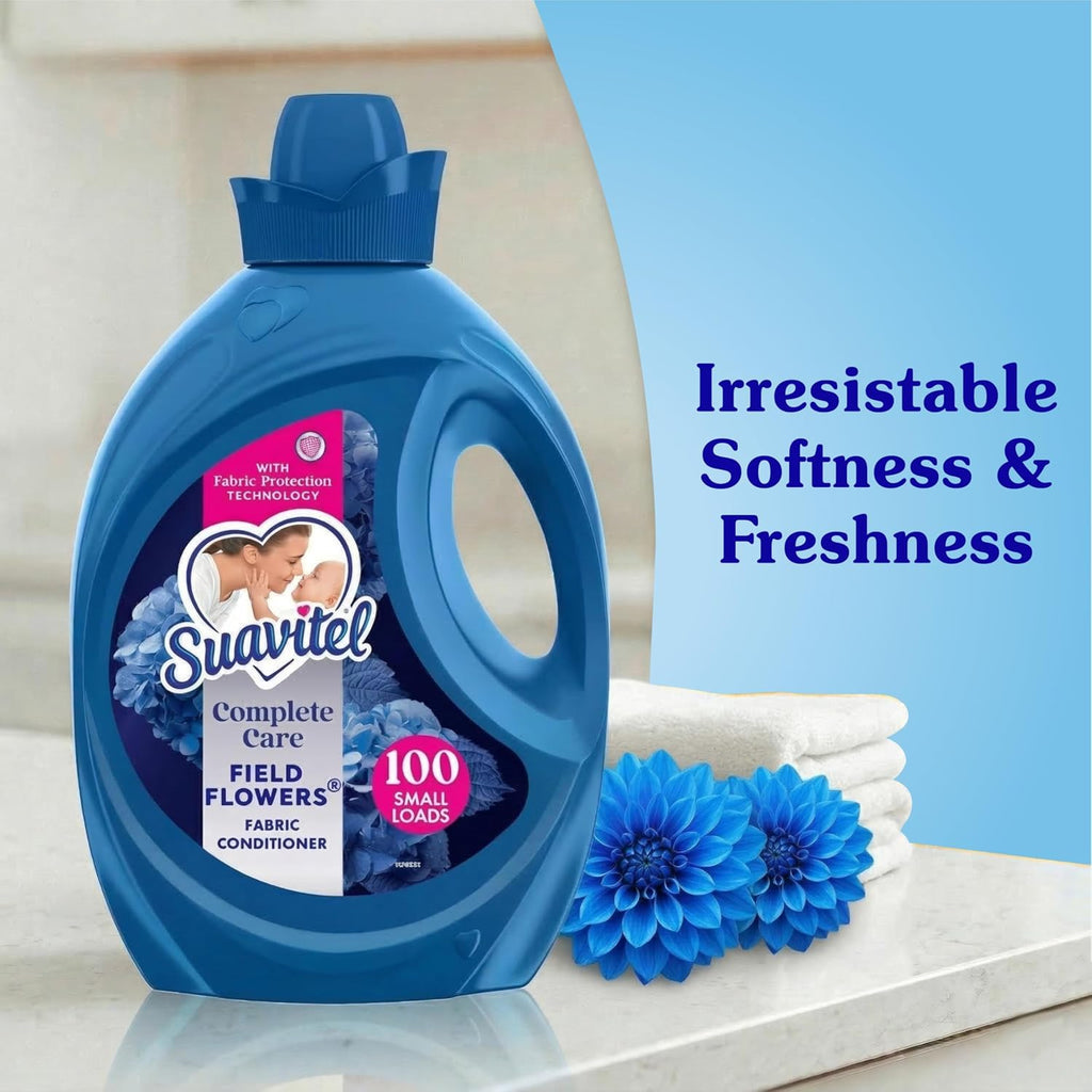 Complete Liquid Fabric Softener, Field Flowers Scent, 100 fl oz