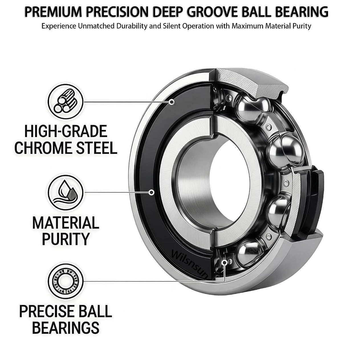 6302-2RS N127530 DW708 DW716 DW717 Miter Saw Ball Bearing