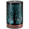 Essential Oil Diffuser 120ML Metal Aromatherapy Diffuser with Timer, Cool Mist Humidifier with Auto Shut-Off & 7
