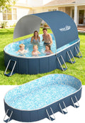 Large Inflatable Pool for Kids and Adults, Oversized Thickened Blow Up Pool for Kid and Adult, Durable Swimming Pool