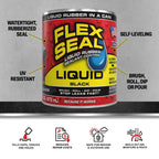 Rubber Sealant Coating, Waterproof, Black, 16 oz