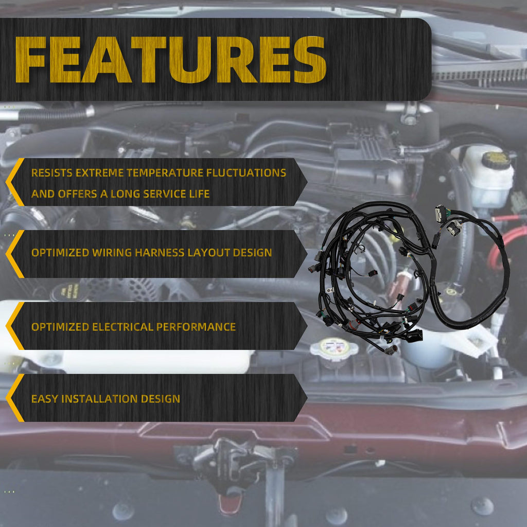Dasbecan Engine Wire Wiring Harness Compatible with Ford Explorer 2006-2007