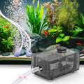 See-Through Air Pump for 60-100 Gallon Fish Tank: Adjustable Oxygen Pump,Silent Powerful Aerator Pump 2.5W 2 Air