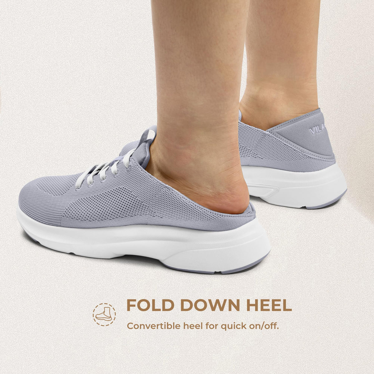Women's Walking Shoes Gray Size 8
