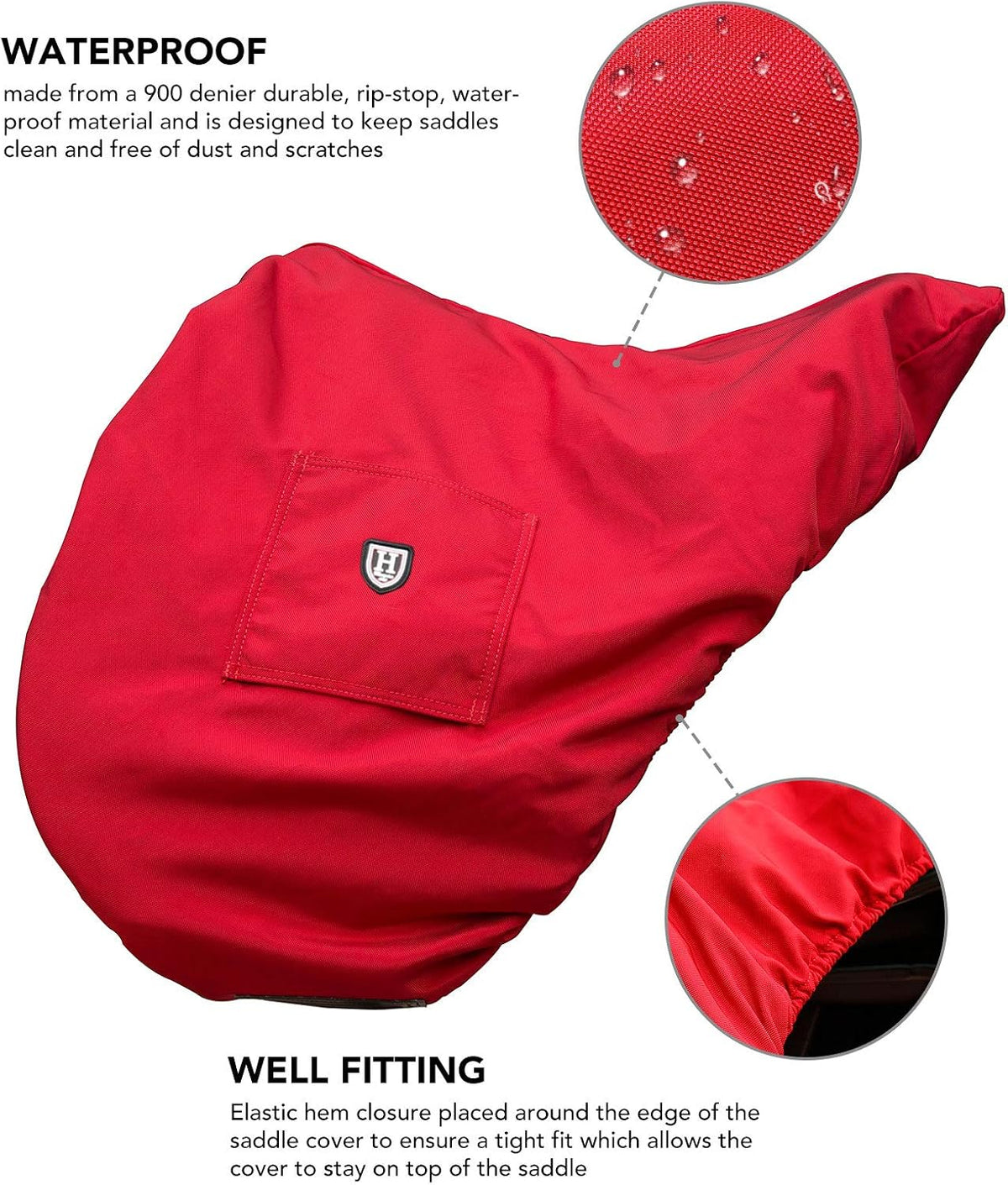 Premium GP/CC English Saddle Cover, Ride-on Saddle Cover