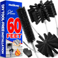 60Ft Dryer Vent Cleaner Kit - Flexible Lint Brush for Deep Cleaning